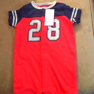 Carter 1 piece 6M red,blue,gray